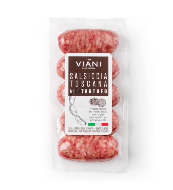 SALUMIFICIO VIANI Salsiccia di puro suino con tartufo 5 x 60 g