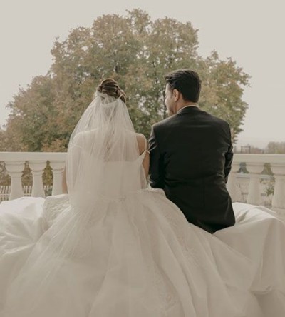 An outdoor fireplace to heat the outdoor space